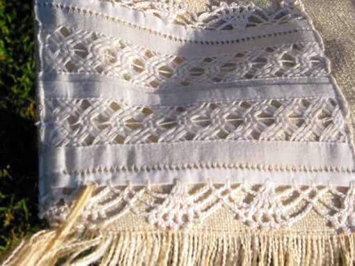 cotton shawl fringe